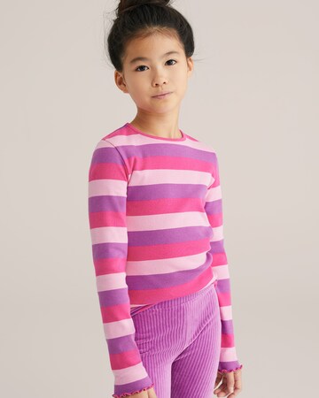 WE Fashion Футболка в Лиловый: спереди