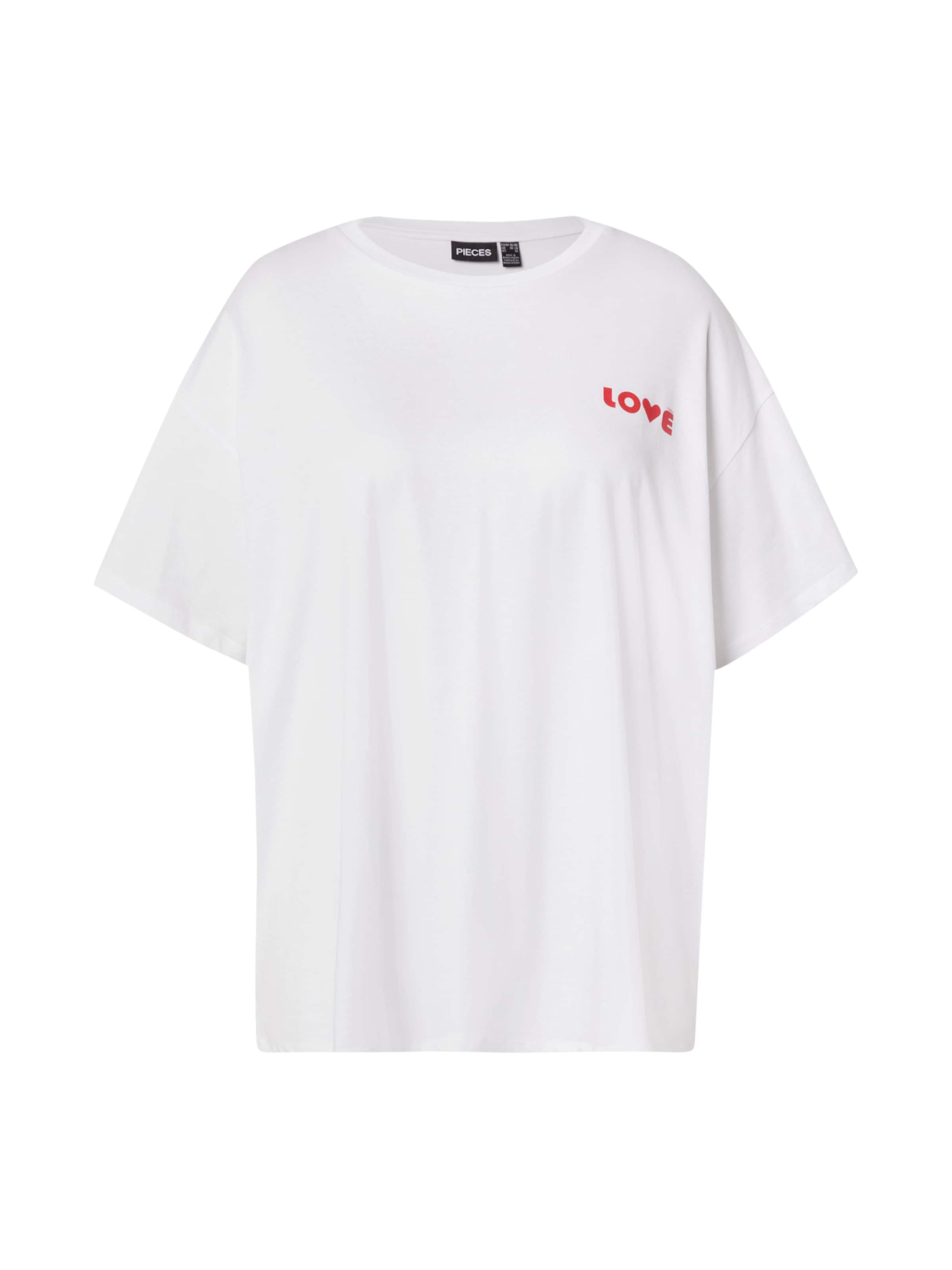 PIECES Curve Shirt &#x27;PCJINDLE&#x27; in White: front