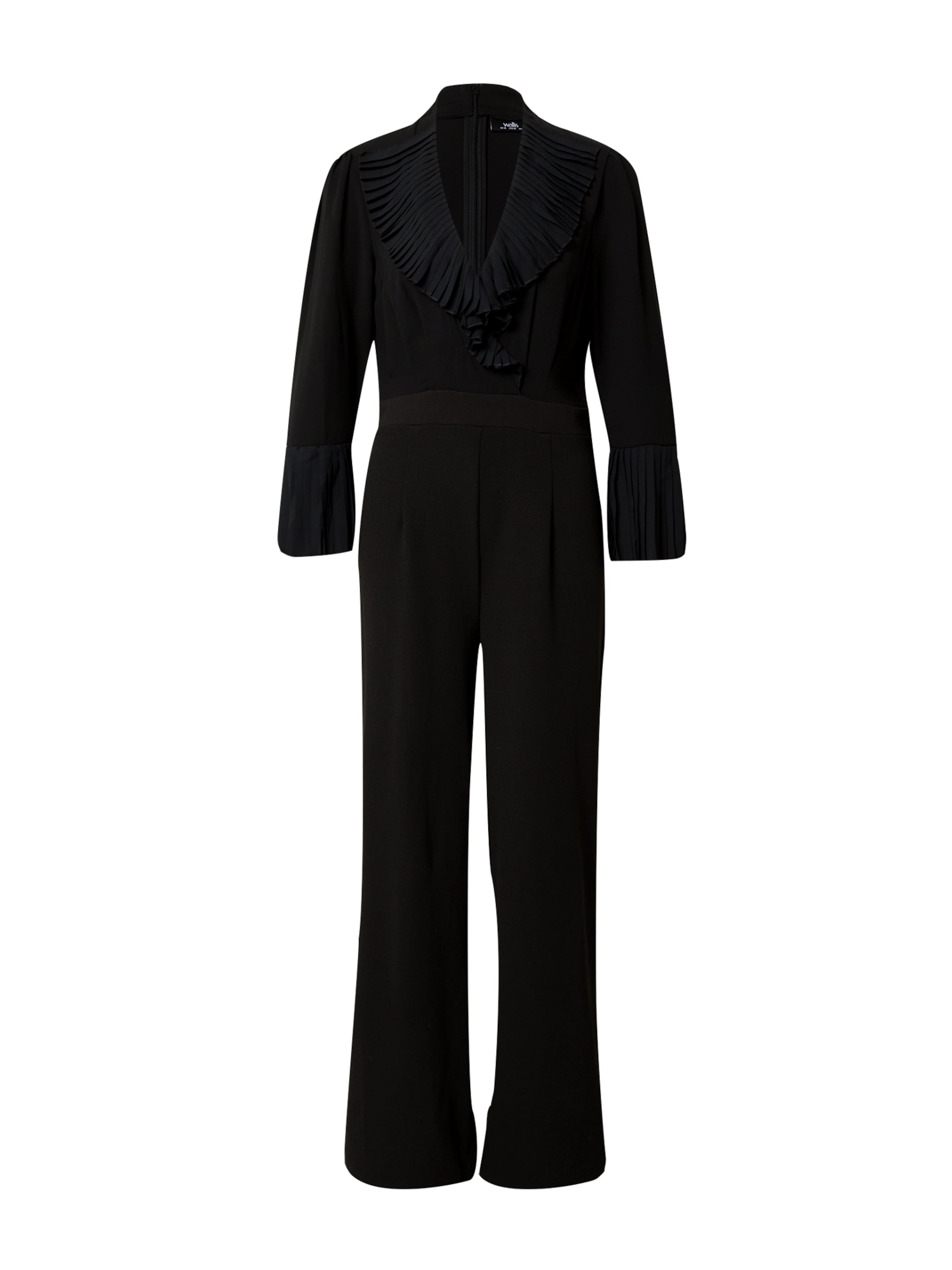 Tuta jumpsuit di Wallis in nero: frontale