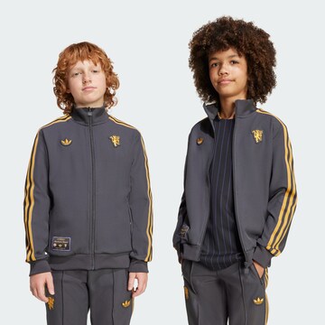 Veste mi-saison 'Manchester United Terrace Icons' ADIDAS ORIGINALS en noir : devant