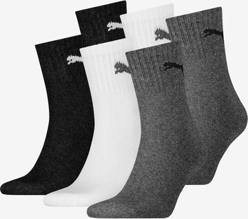 Chaussettes de sport PUMA en gris : devant