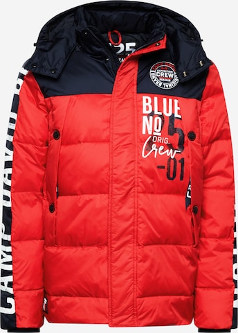 CAMP DAVID Between-Season Jacket in Red: front