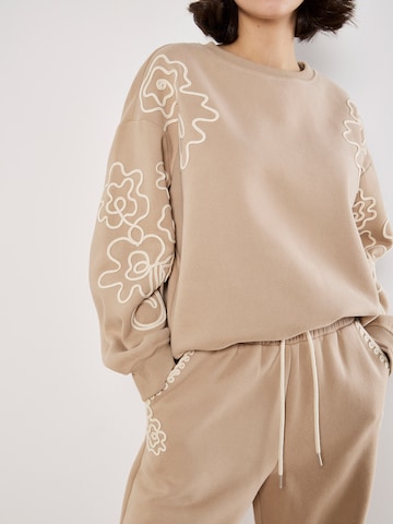 Sweat-shirt ' ' Apricot en beige