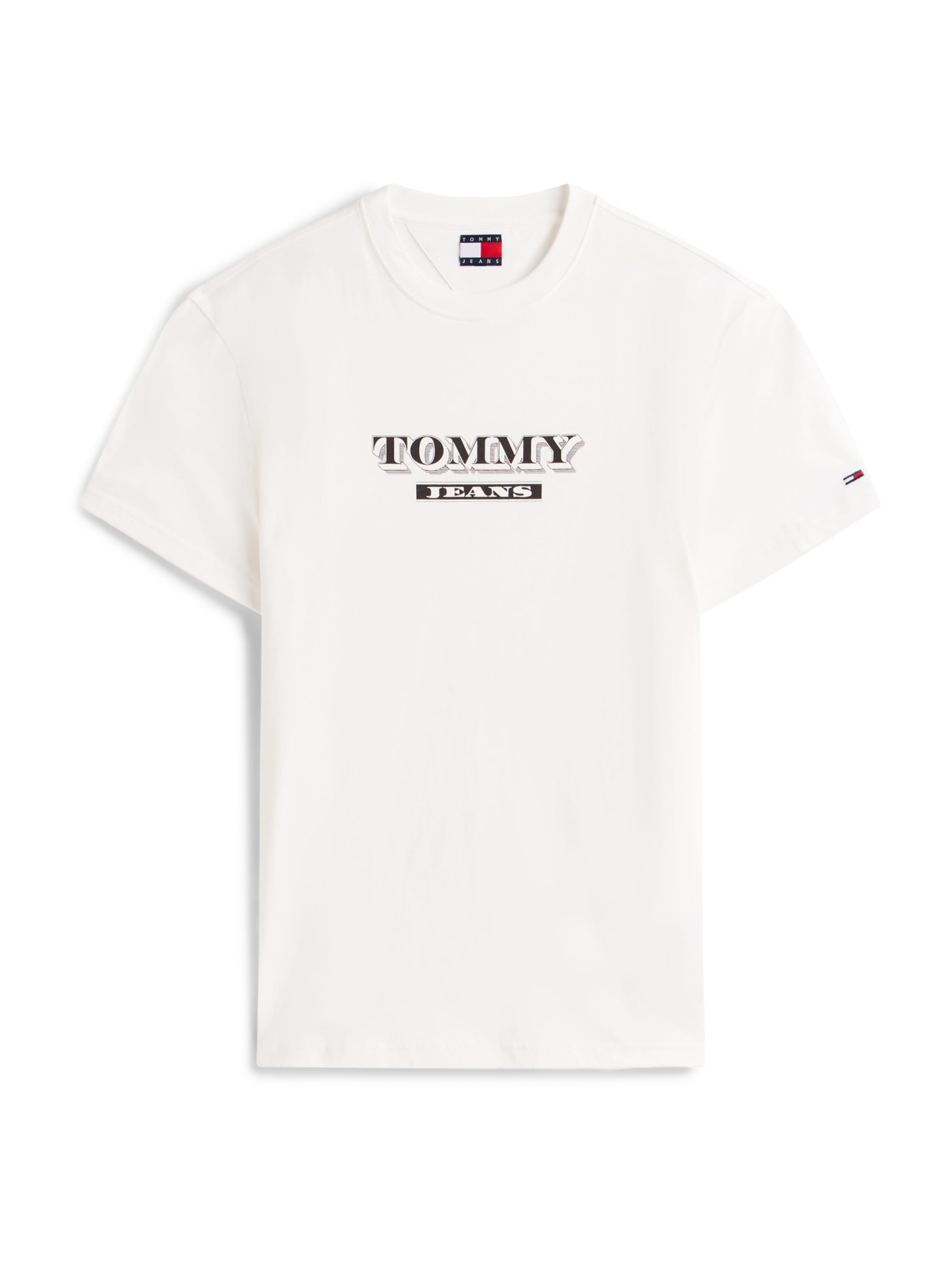 Tommy Jeans Tričko – bílá: přední strana