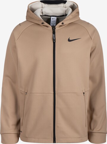 NIKE Outdoorjas in Bruin: voorkant