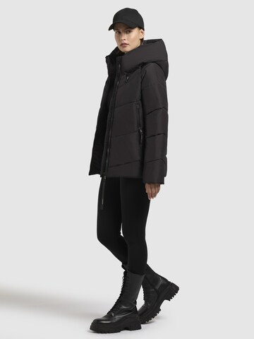 khujo Winterjacke 'Aless' in Schwarz