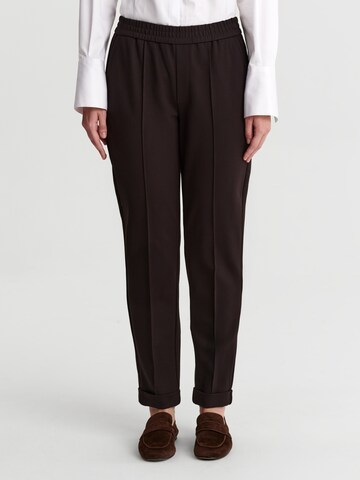 TATUUM Regular Chino 'Sumko 1' in Bruin: voorkant