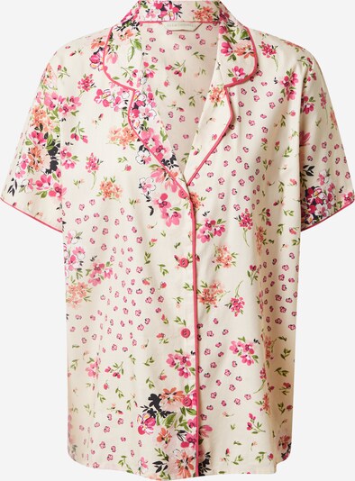 Cyberjammies Schlafshirt 'Vanessa' in creme / nachtblau / grün / pfirsich / pink, Produktansicht