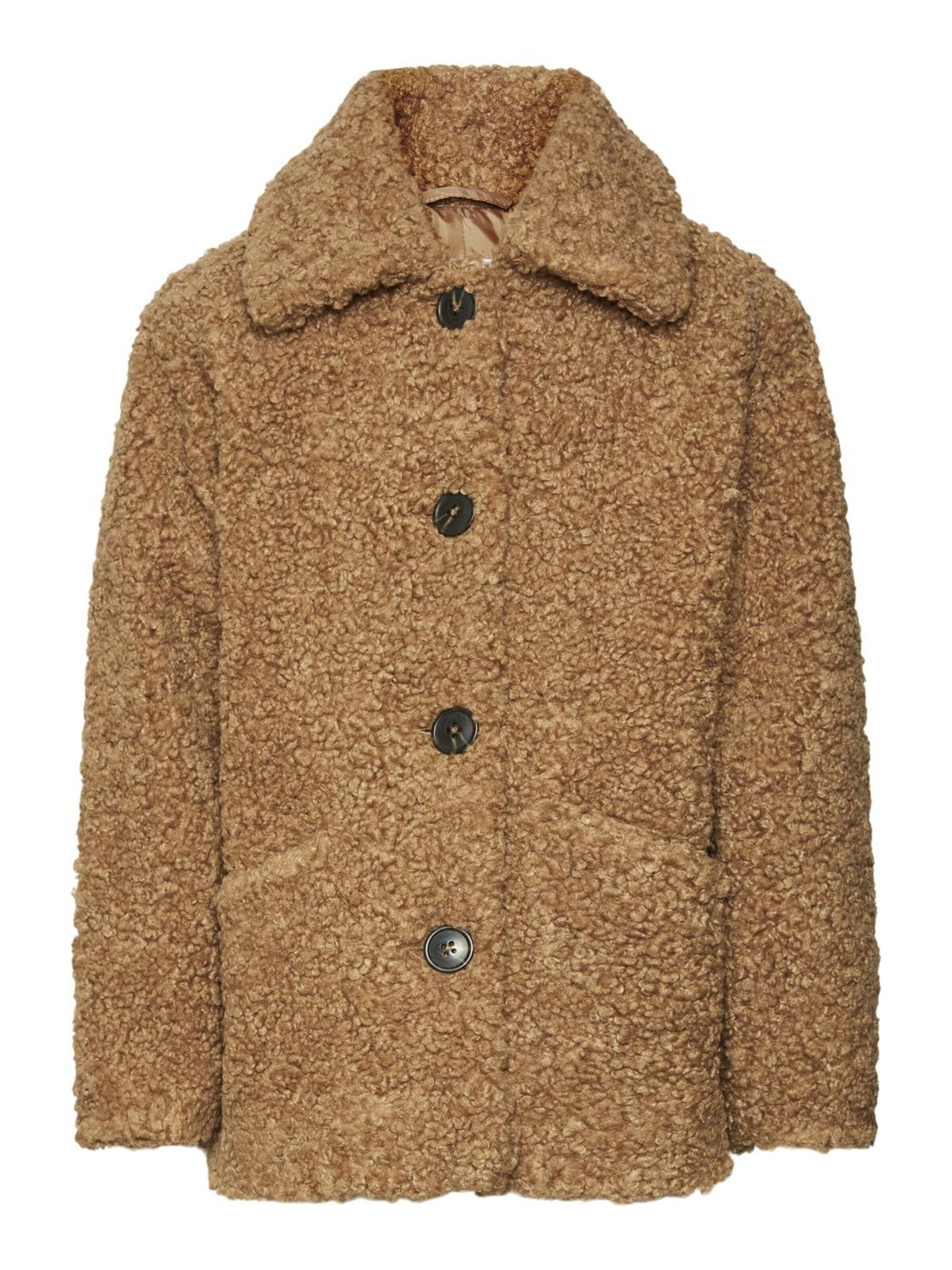 Vero Moda Girl - Abrigo en marrón: frente