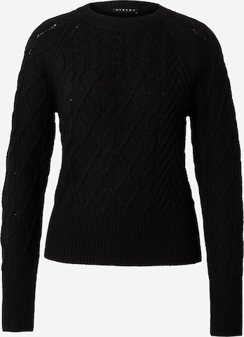 Pull-over Sisley en noir : devant