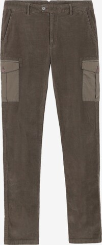 Scalpers Cargohose 'Aus Cord' in Brown: front