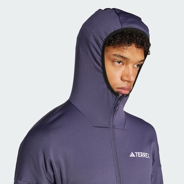 ADIDAS TERREX Funktionele fleece-jas 'Xperior' in Blauw