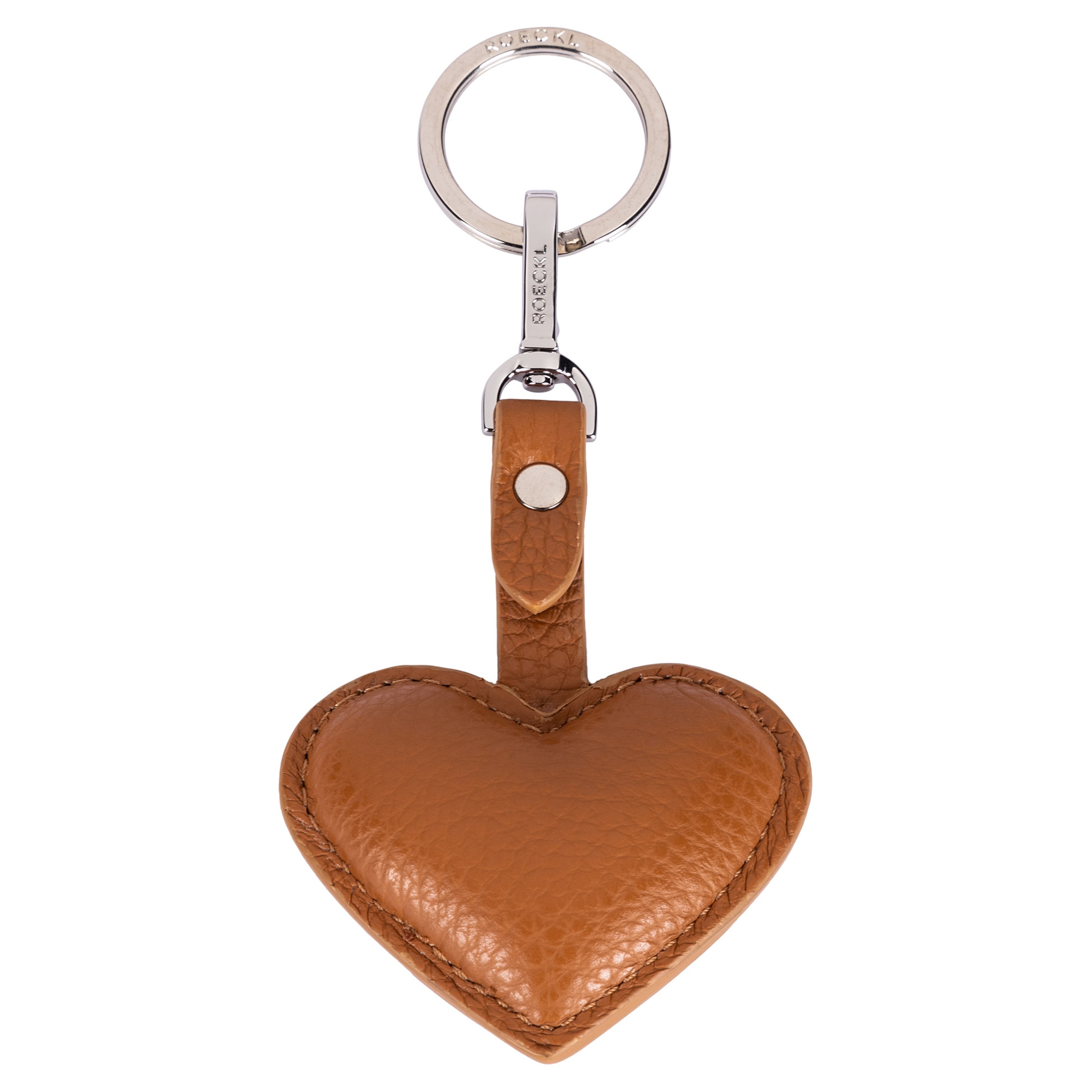 Roeckl Sleutelhanger 'HEART' in Bruin: voorkant