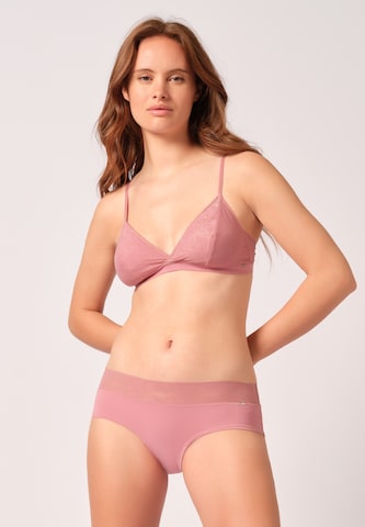 Skiny Triangel BH i pink: forside