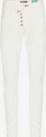 CIPO & BAXX Slimfit Jeans in Wit: voorkant