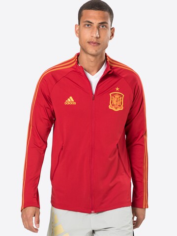 ADIDAS SPORTSWEAR Sportjas 'FEF Spanien EM 2020' in Rood: voorkant