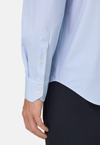 Coupe regular Chemise Boggi Milano en bleu