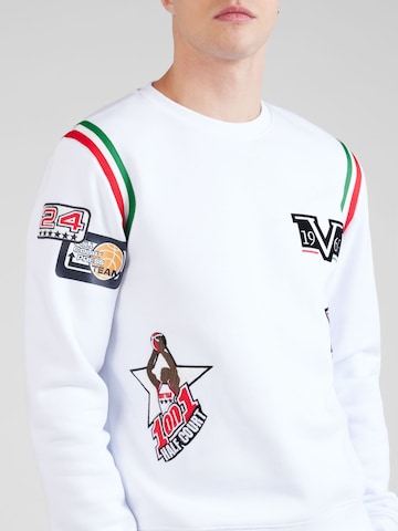 19V69 ITALIA Sweatshirt 'Bruno' in Wit