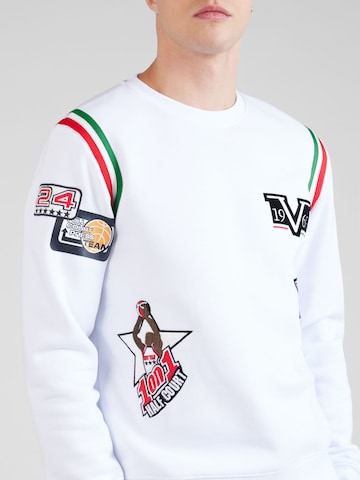 Sweat-shirt 'Bruno' 19V69 ITALIA en blanc