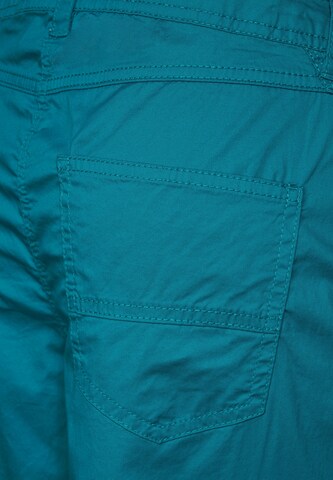 CECIL Regular Bundfaltenhose in Blau