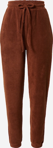 ABOUT YOU x Laura Giurcanu Tapered Pants 'Holly' in Brown: front