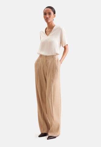 Regular Pantalon à pince 'March Drop 261' SEIDENSTICKER en beige