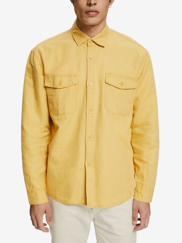 ESPRIT Regular Fit Hemd in Gelb