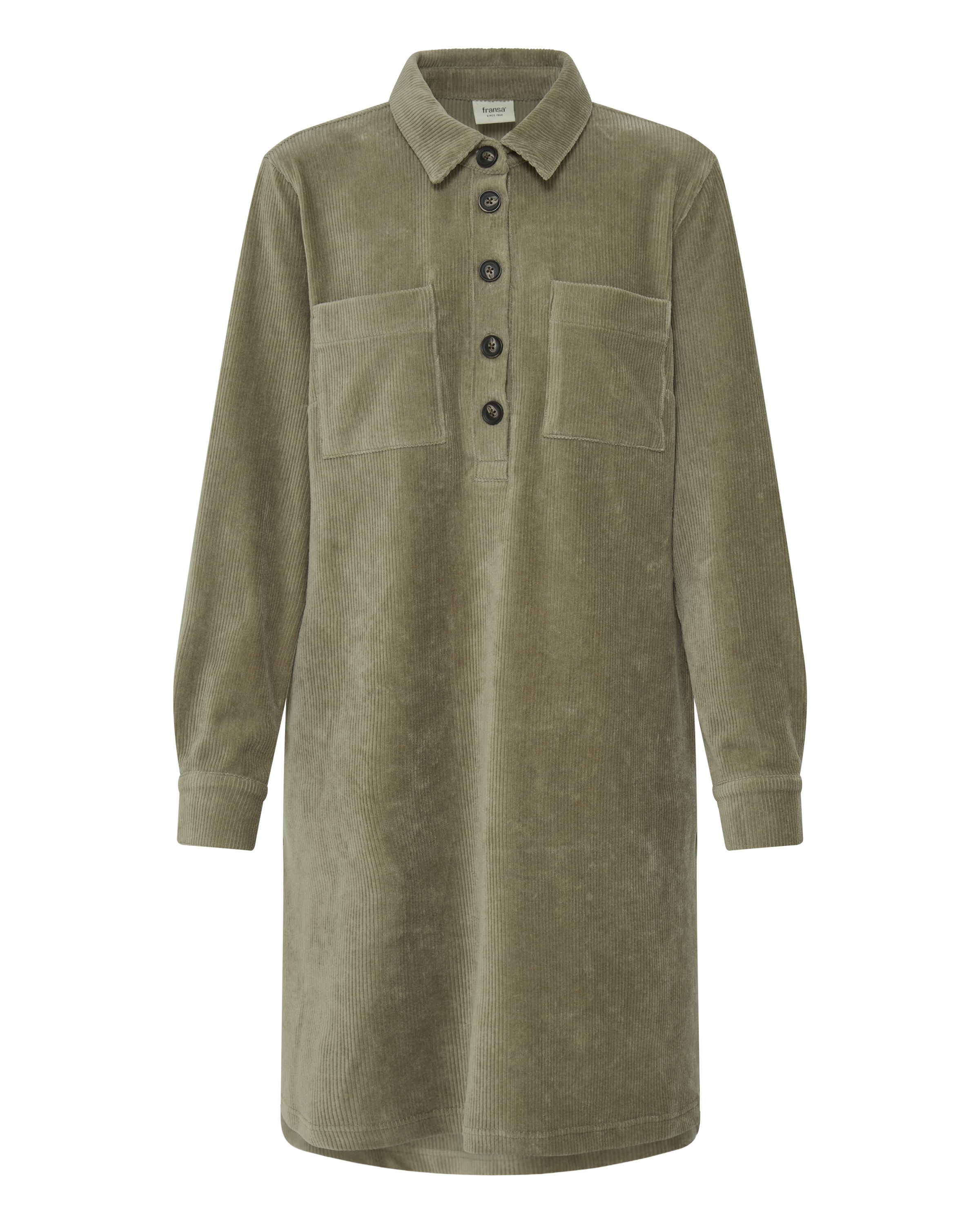 Fransa Dress in Brown: front