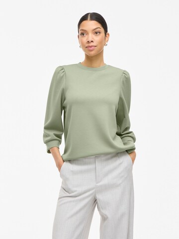 VILA Sweatshirt 'VIREFLECT' in Green: front