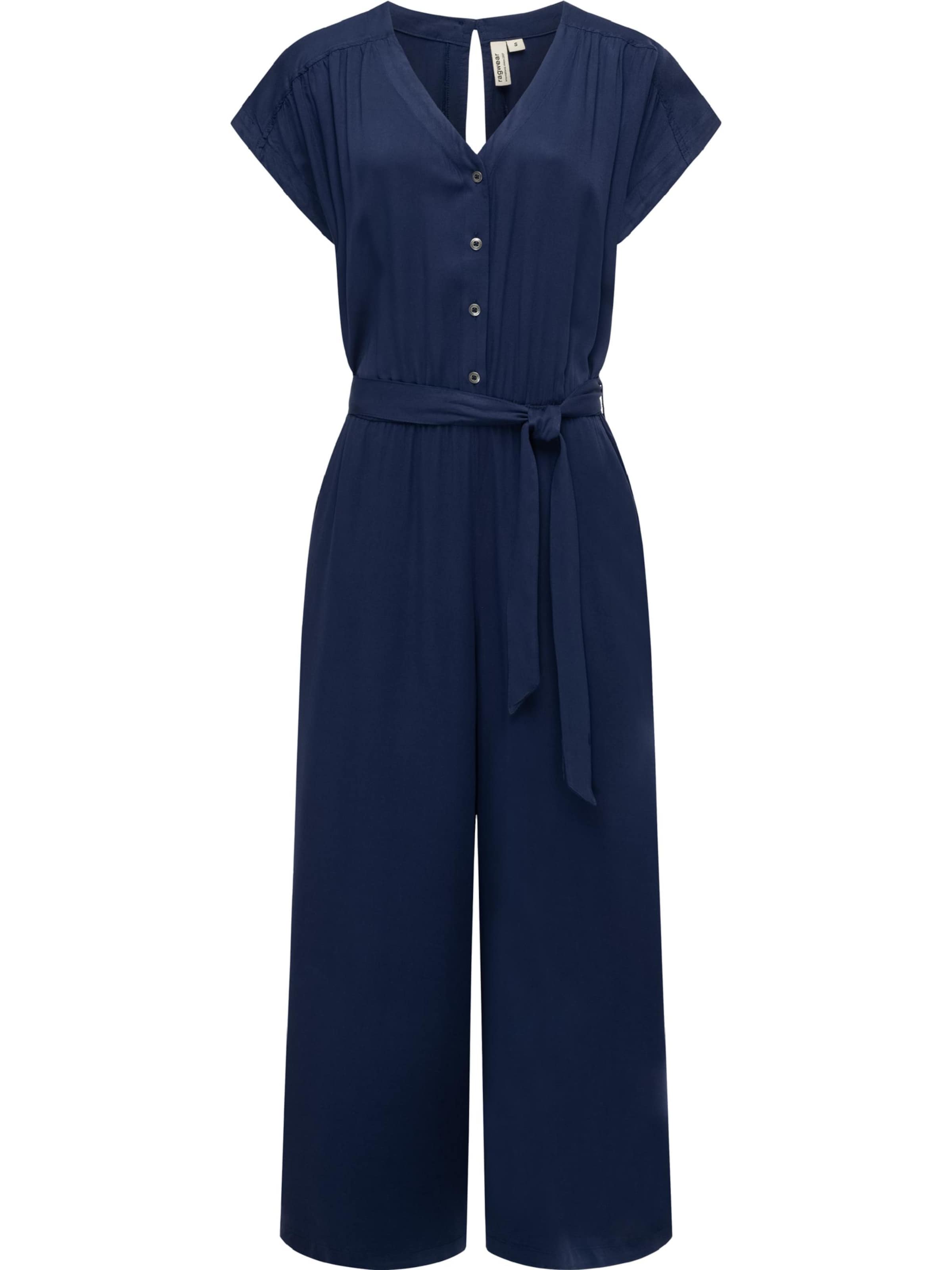 Ragwear Jumpsuit 'Glina' in Blauw: voorkant