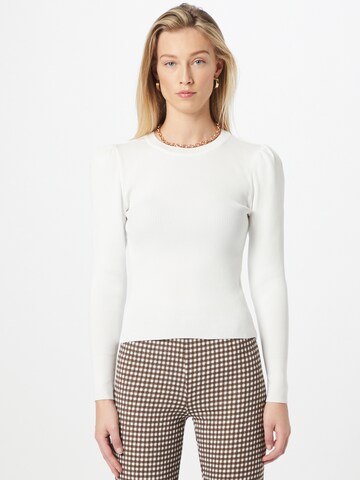 Pull-over 'Sally' ONLY en blanc : devant