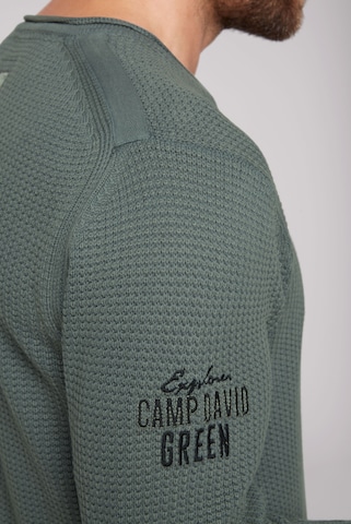 CAMP DAVID Pullover in Grün