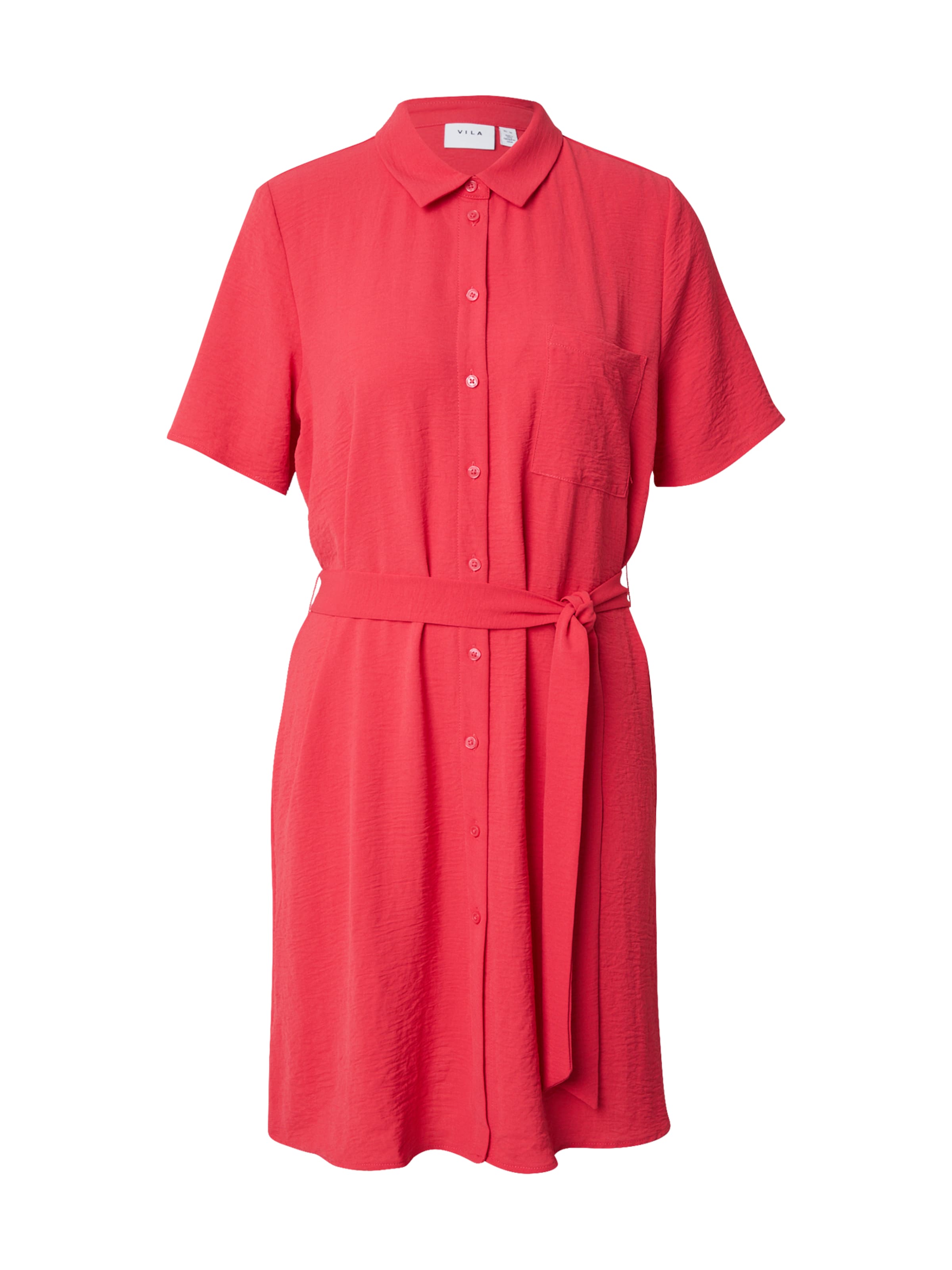 VILA Blusenkleid 'VIJosa' in Rot: Vorderseite