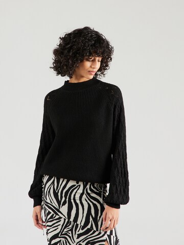 Pull-over 'GABBY' Freequent en noir : devant