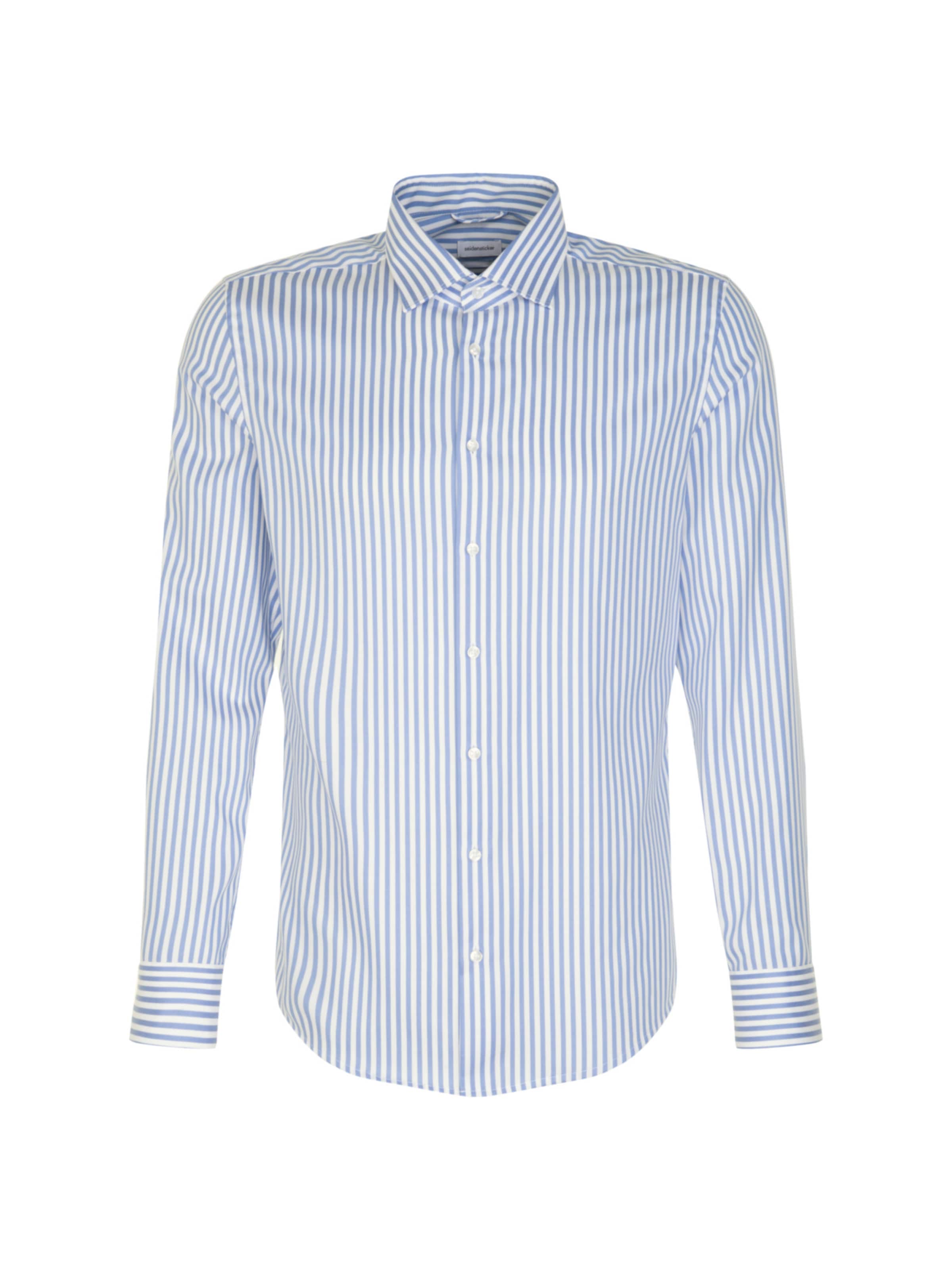 Coupe slim Chemise 'SMART CLASSICS' SEIDENSTICKER en bleu : devant