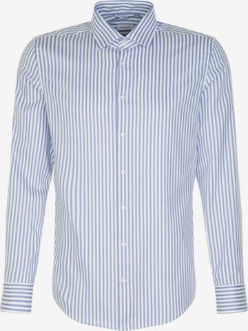 Coupe slim Chemise business 'SMART CLASSICS' SEIDENSTICKER en bleu : devant