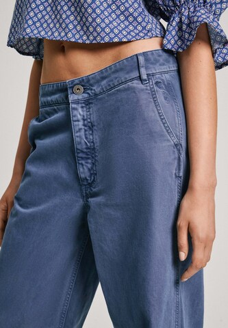 Pepe Jeans Wide Leg Hose 'ANYA' in Blau