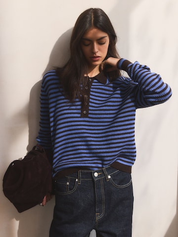 Pull-over Bhoem en bleu : devant