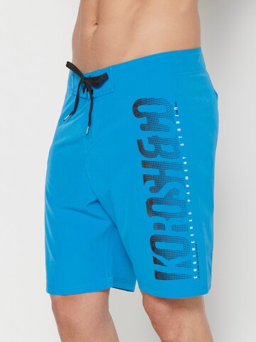 KOROSHI Badehose in Blau