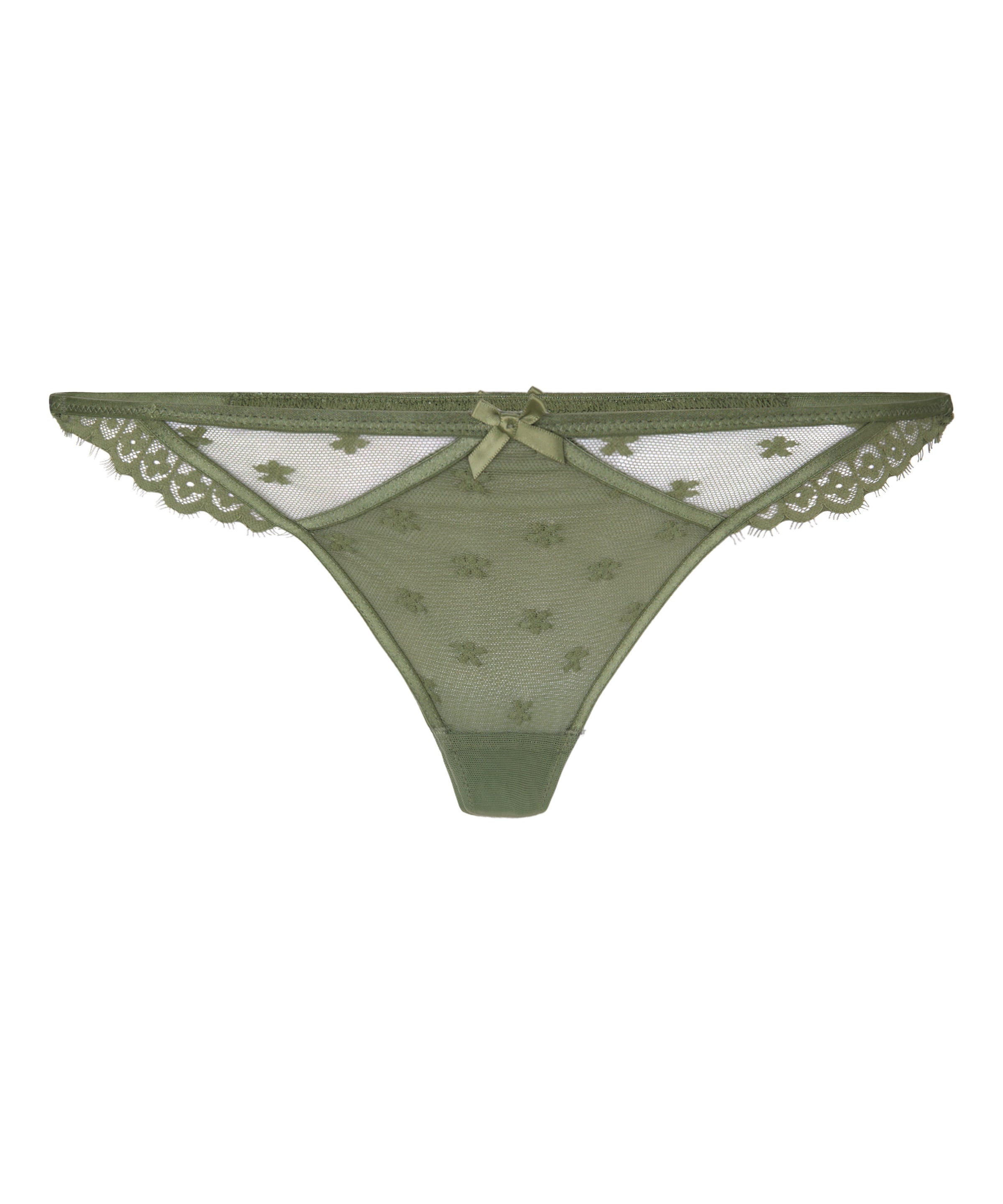 Hunkemöller String 'Valora' in jade, Produktansicht