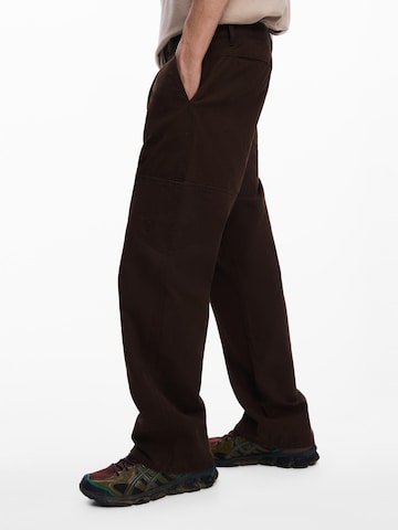 Desigual - regular Pantalón cargo en marrón