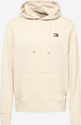 Tommy Jeans - Sweatshirt em bege: frente