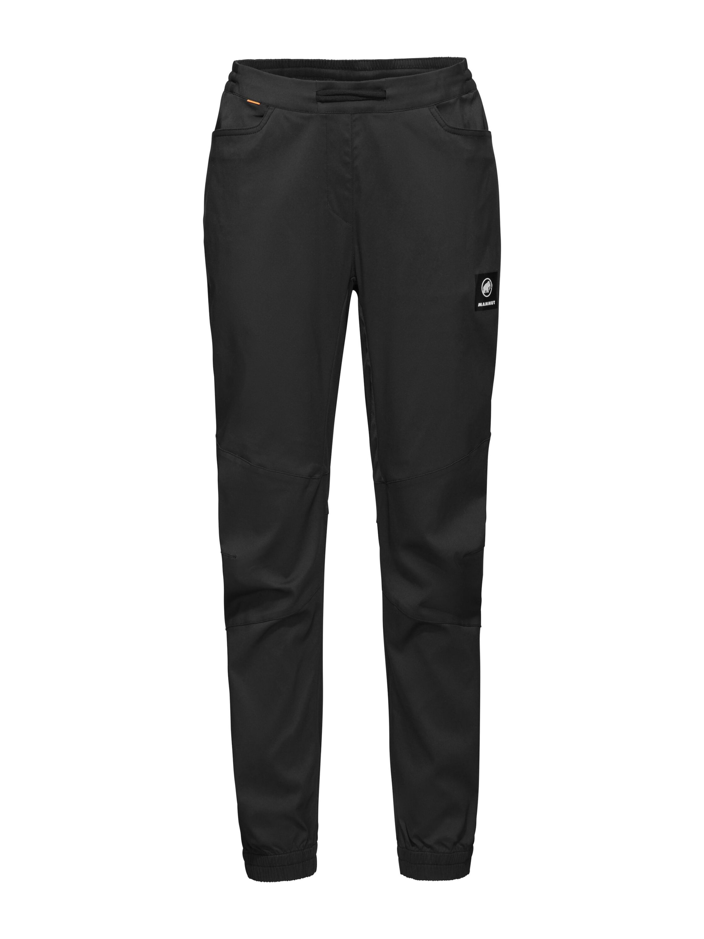 MAMMUT Tapered Outdoorhose 'Massone Light' in Schwarz: Vorderseite