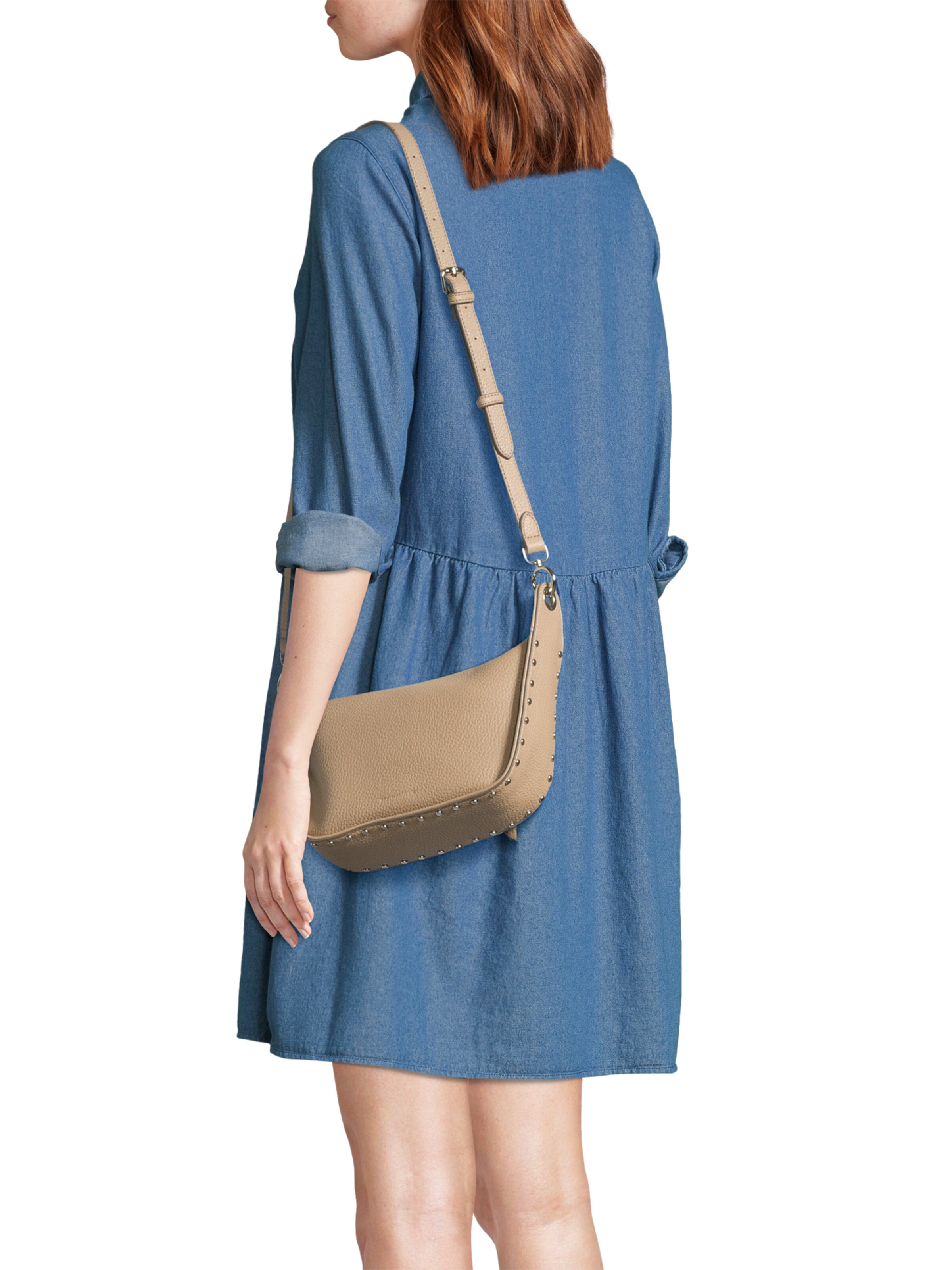 FREDsBRUDER Τσάντα ώμου 'Feel Wild' σε γκρι: μπροστά