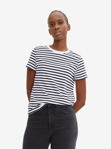 TOM TAILOR DENIM T-Shirt in Schwarz