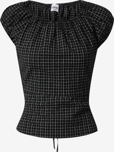 Bella x ABOUT YOU Shirt 'Lea' in de kleur Zwart / Wit, Productweergave