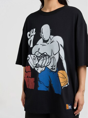 AND1 T-shirt 'On Fire' i svart