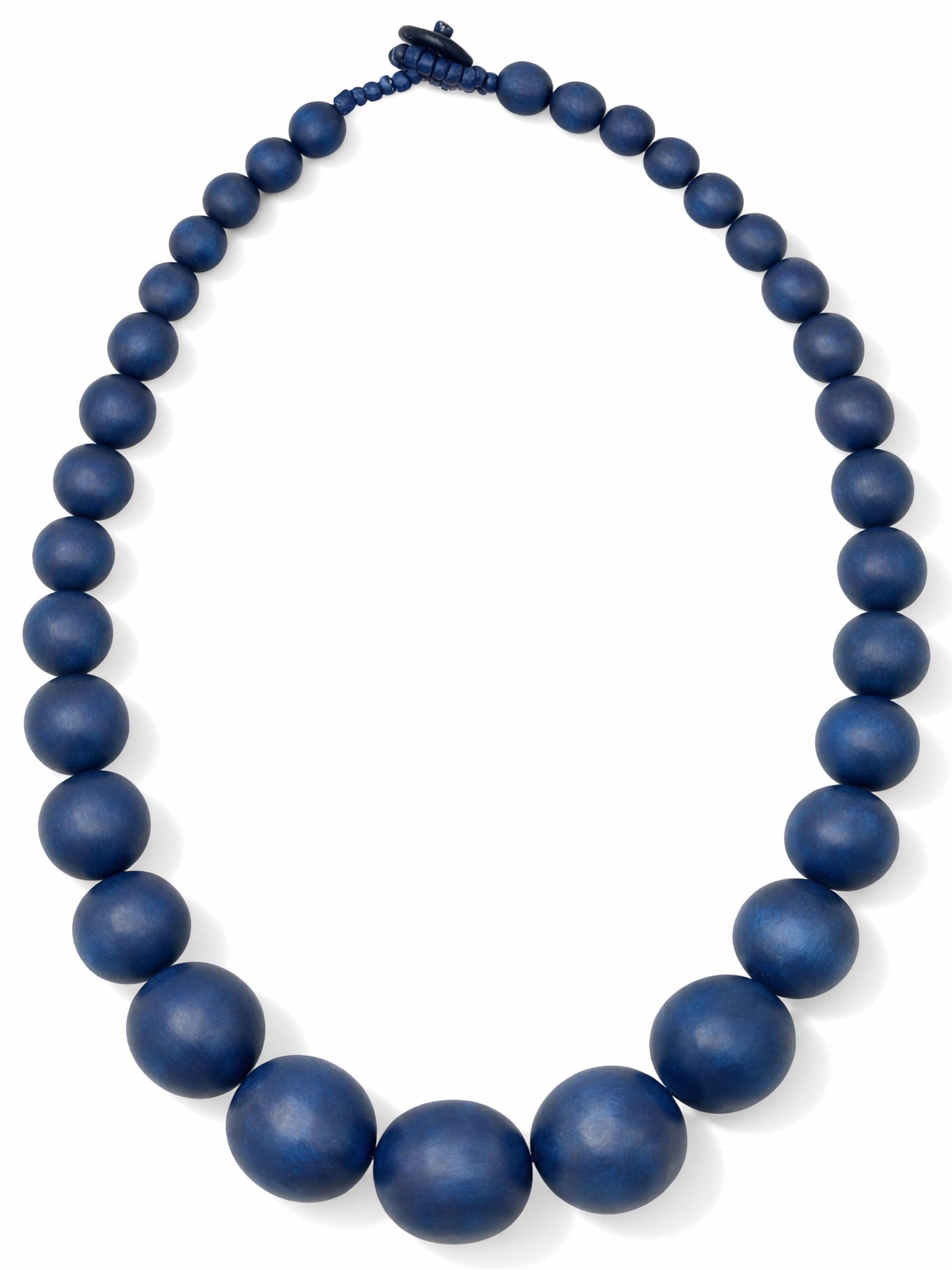 COLLEZIONE ALESSANDRO Necklace 'Aleika' in Blue: front