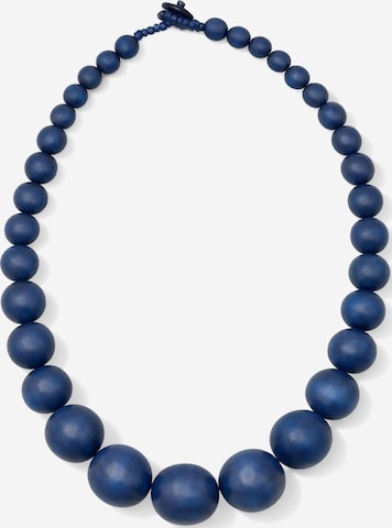 COLLEZIONE ALESSANDRO Necklace 'Aleika' in Blue: front