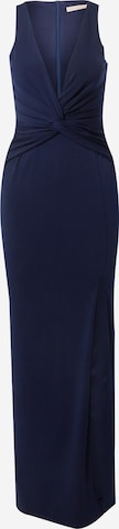 Skirt & Stiletto Evening Dress in Blue: front